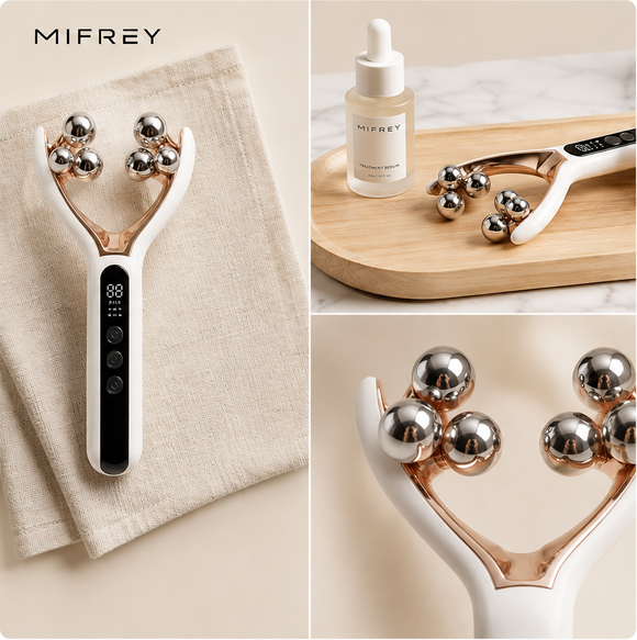 MIFREY jaw massager with dual-sided rollers